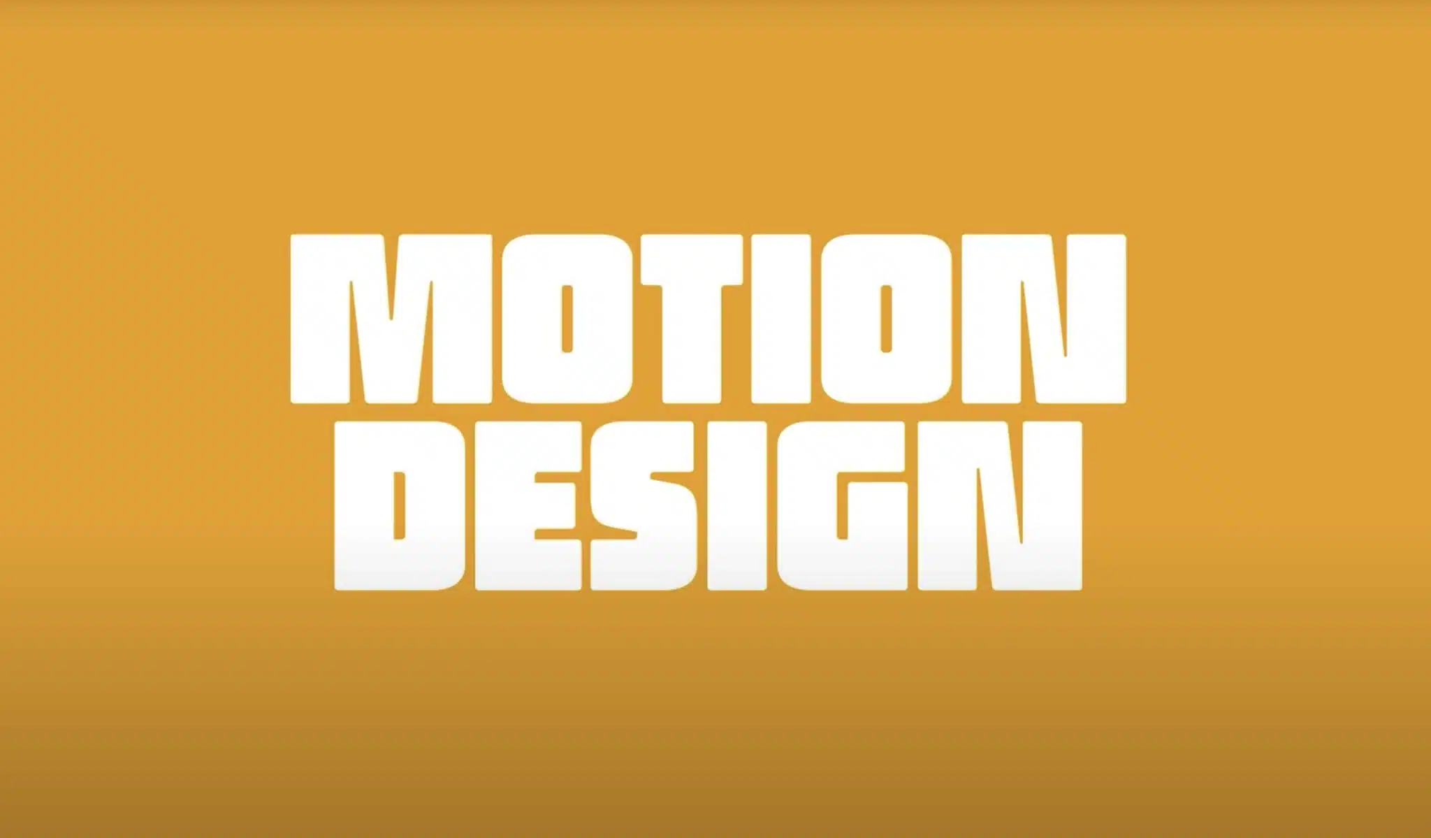 Motion Design Inspiration